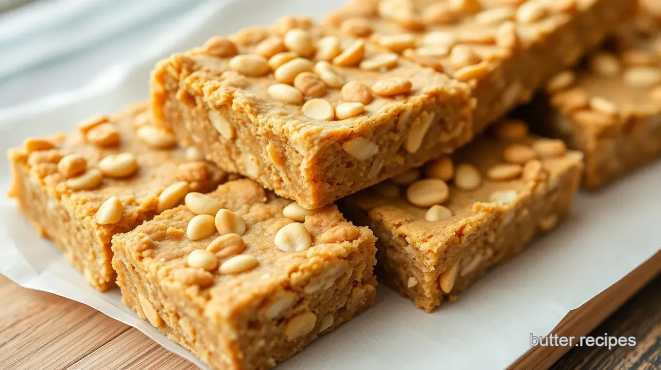 Butter Peanut Crunch Bars