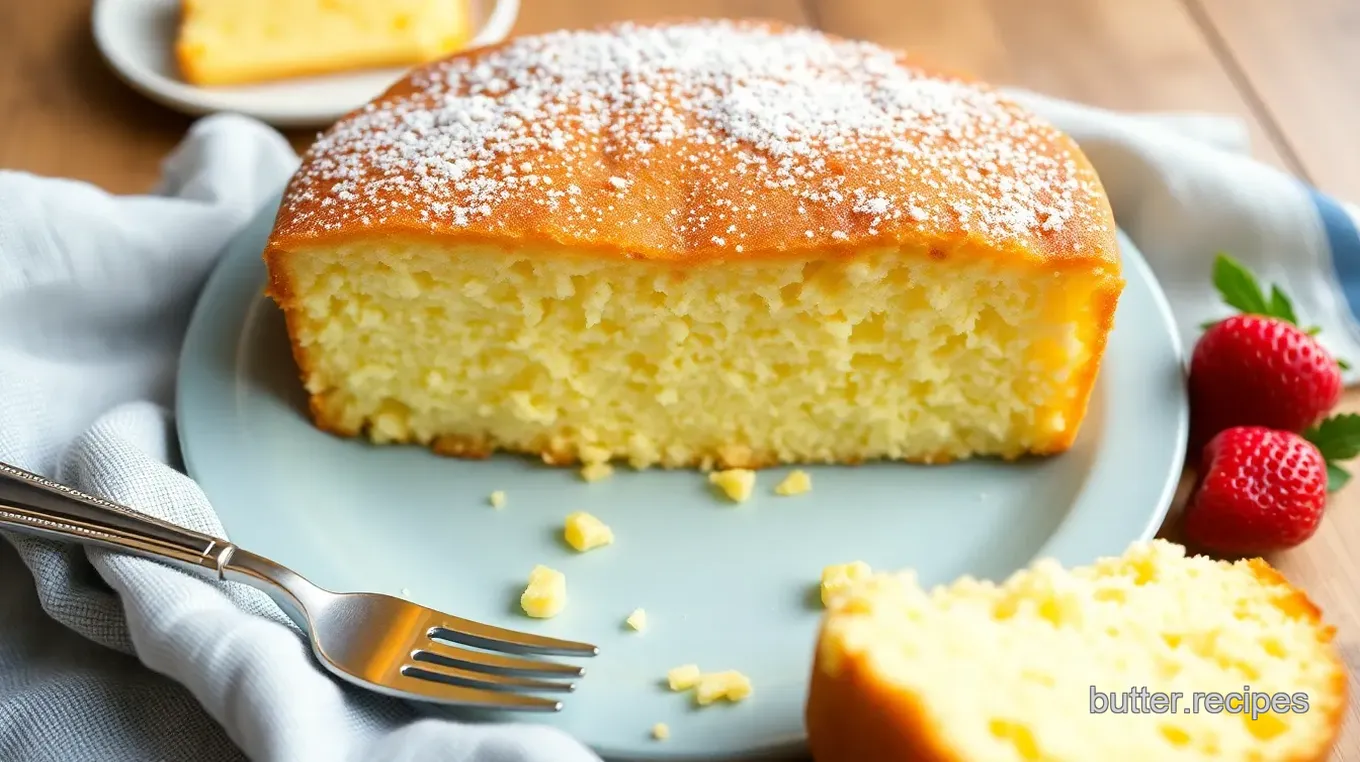 Dutch Butter Cake (Boterkoek)