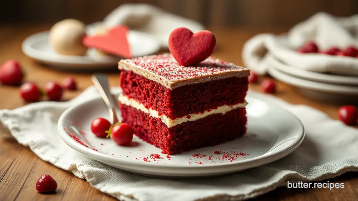 Bake Red Velvet Truffle Cake for Valentine's