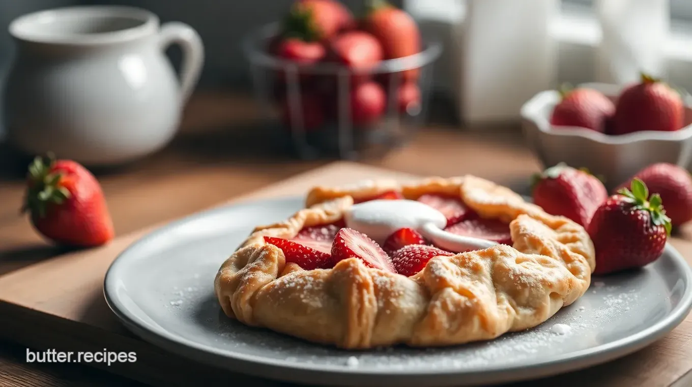 Bake Strawberry Galette - A Flaky Delight