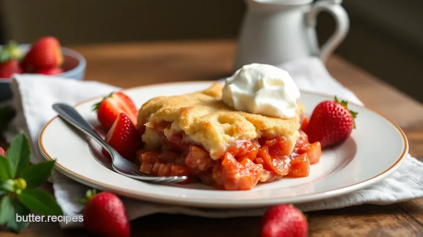 Bake Strawberry Marsala Cobbler Delight