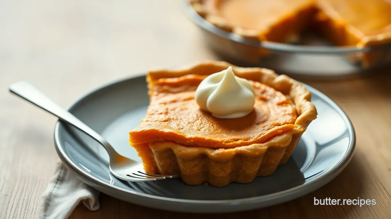 Bake Sweet Potato Pie with Creamy Filling