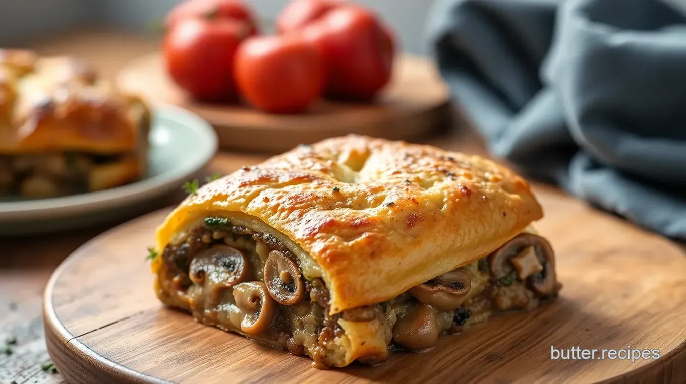 Baked Mushroom Wellington Delight