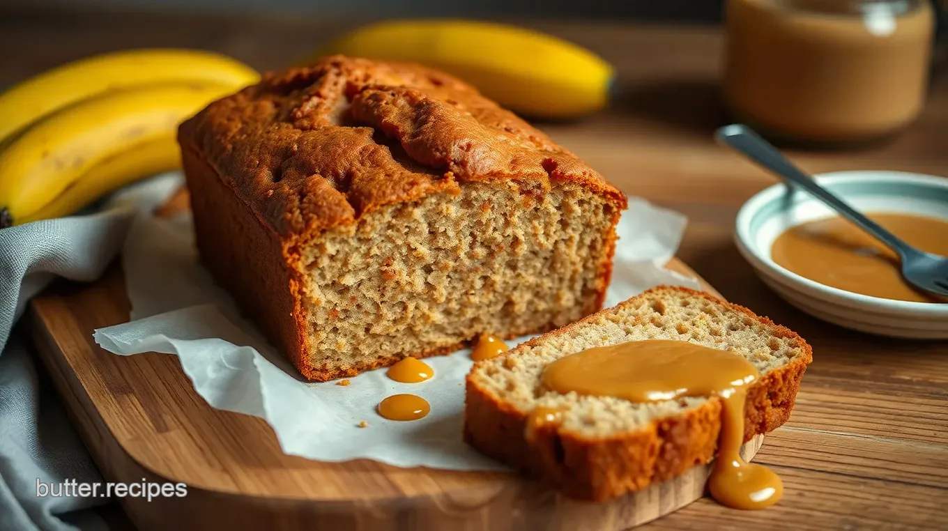 Banana Bread with Caramel & Chocolate Bliss