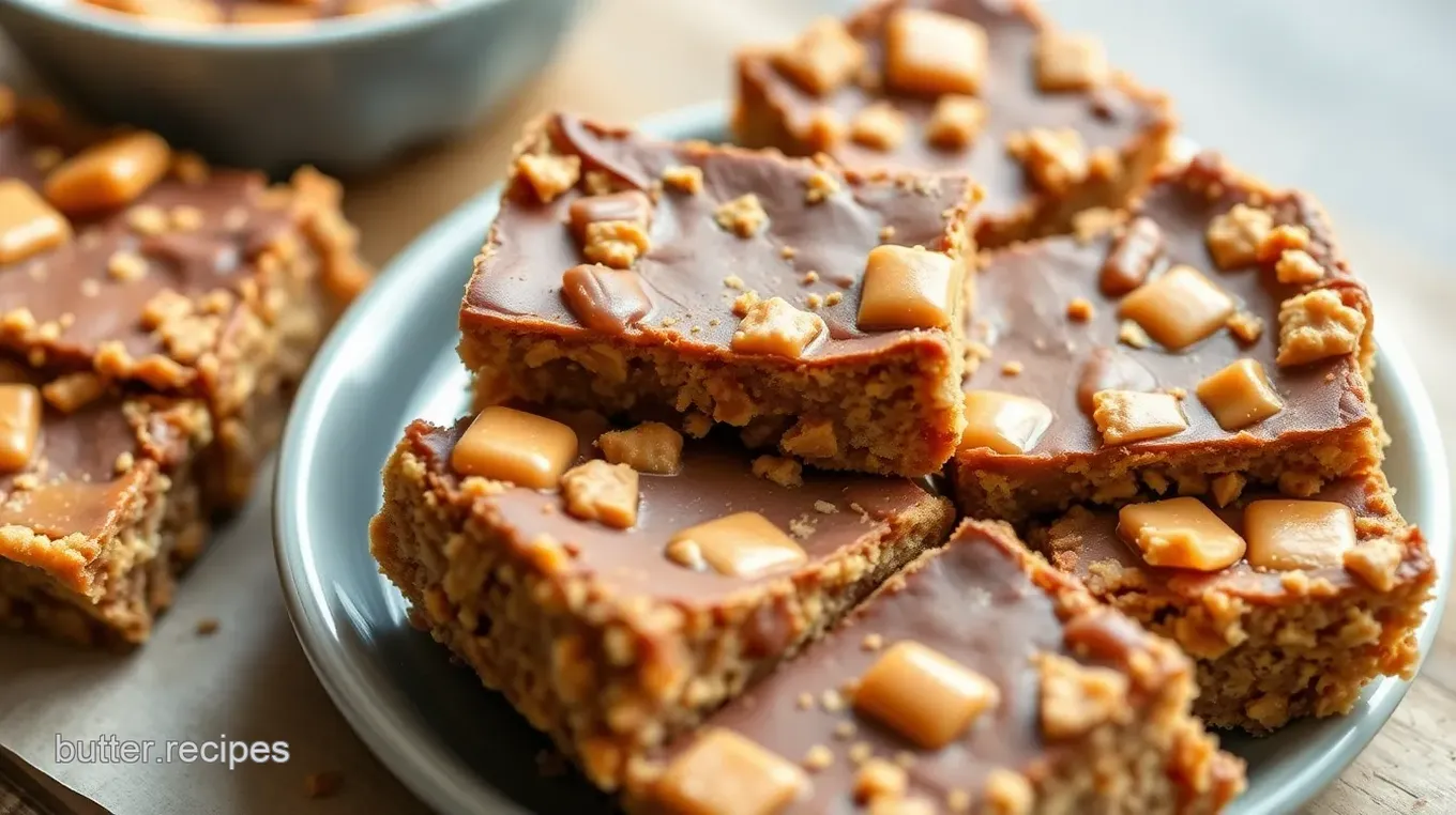 Butterfinger Caramel Crunch Bars