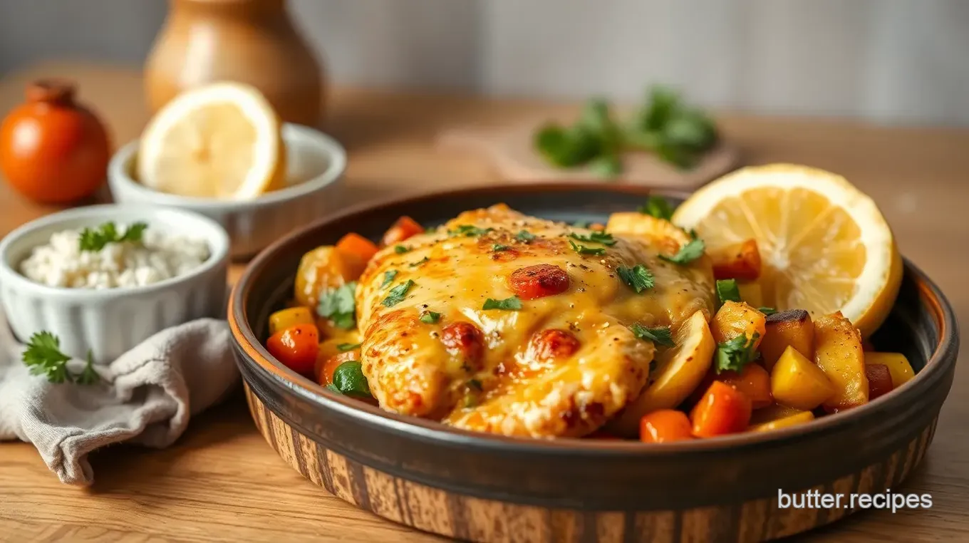 Cheesy Chicken and Veggie Casserole