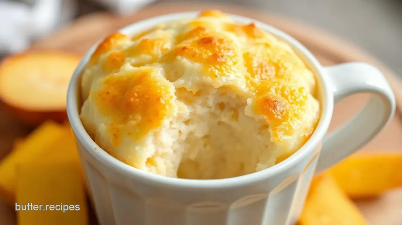 Cheesy Coconut Flour Mug Bread