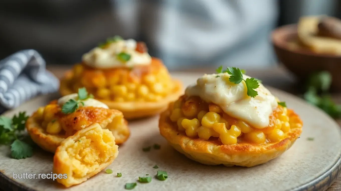 Cheesy Corn Arepas Delight