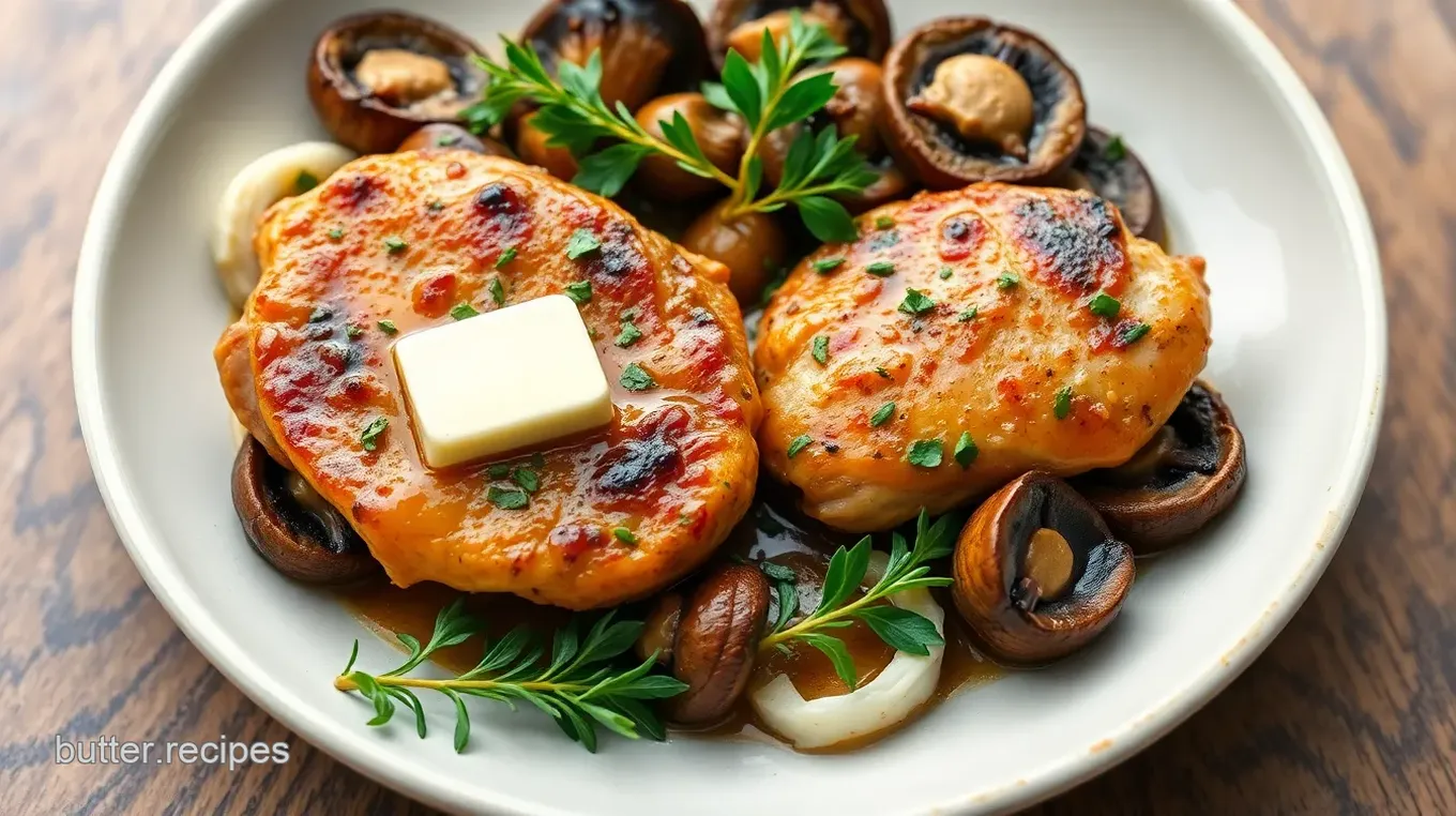 Chicken Marsala with Portobello Mushrooms