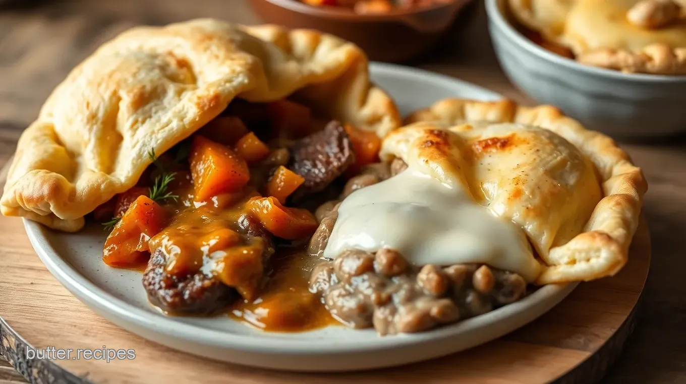 Savory Steak & Sweet Potato Cornish Pasty Delight