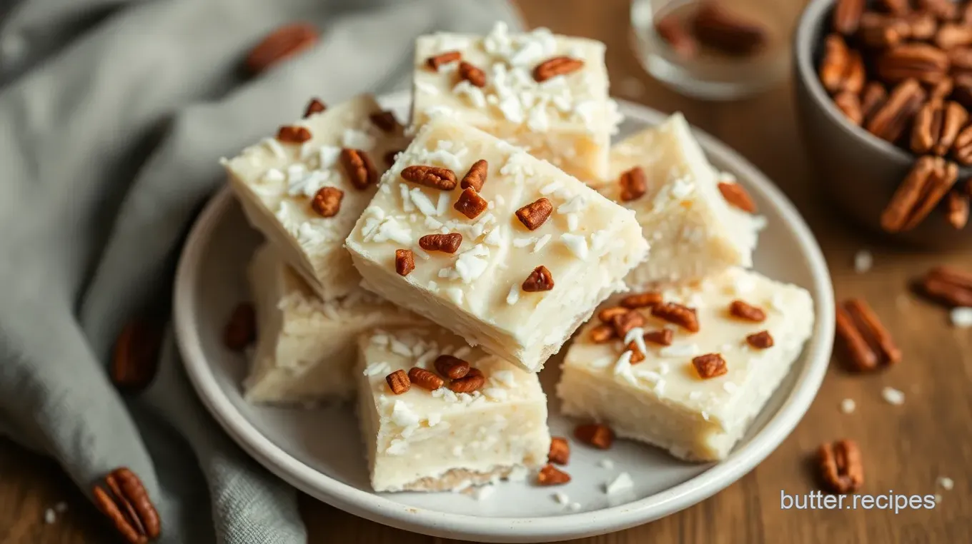 Easy Coconut Pecan Candy Delight