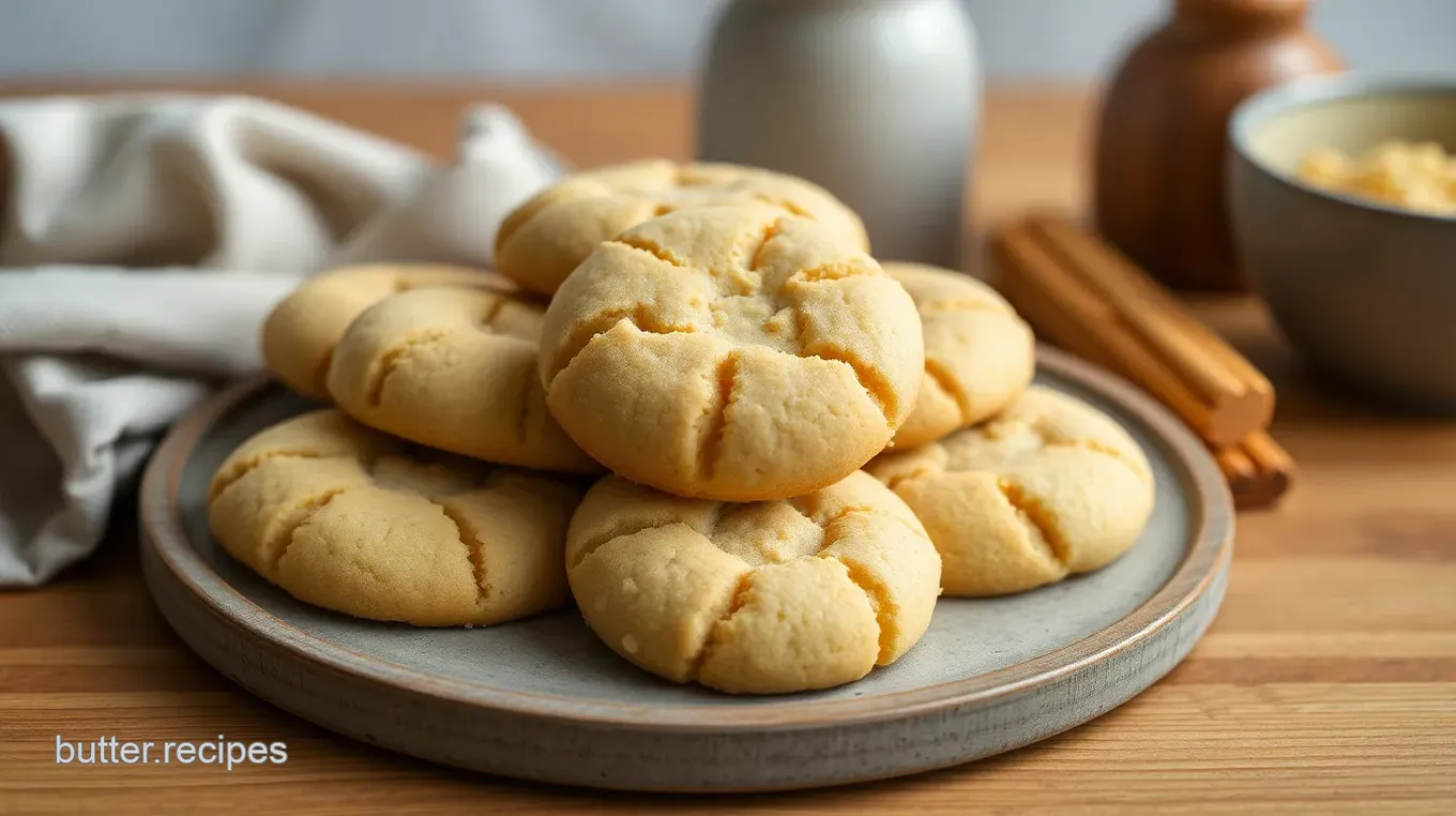 Delicious Crumbly Butter Cookies