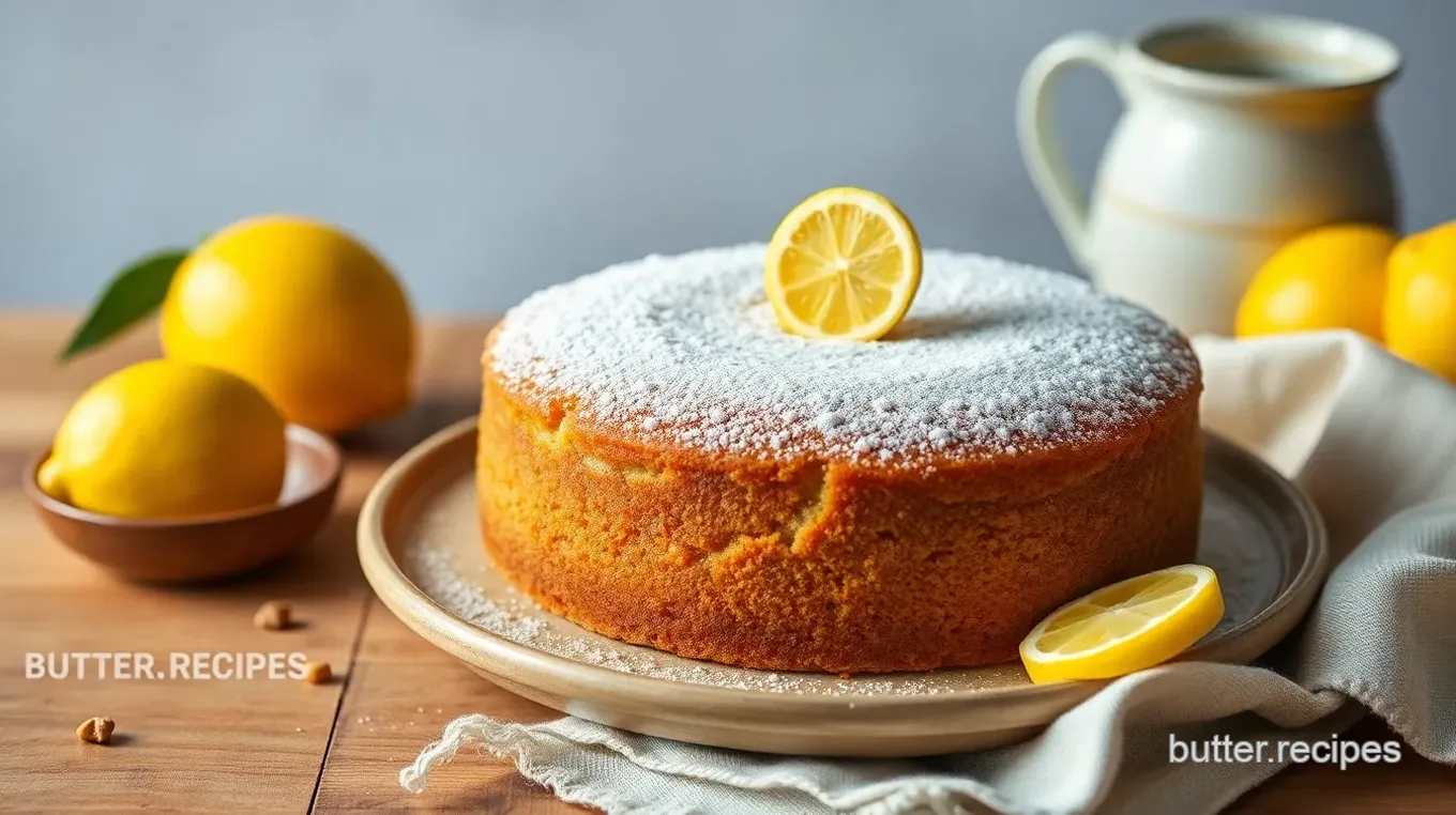 Lemon Butter Russian Cake