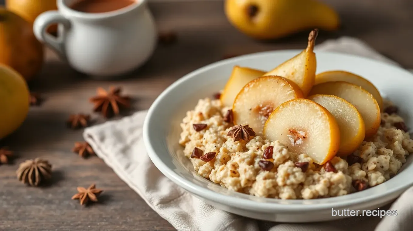 Spiced Baked Pear Oatmeal: A Cozy Breakfast Delight