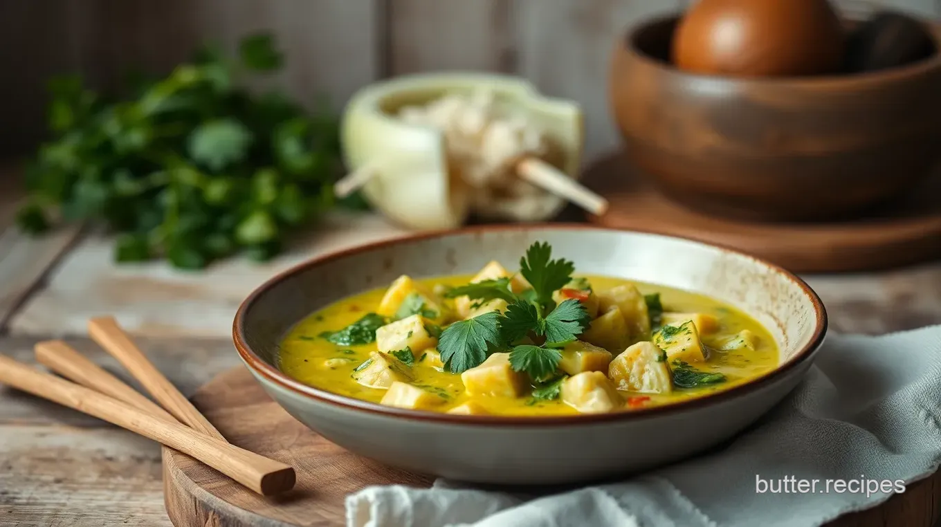 Delicious Vegetarian Thai Green Curry