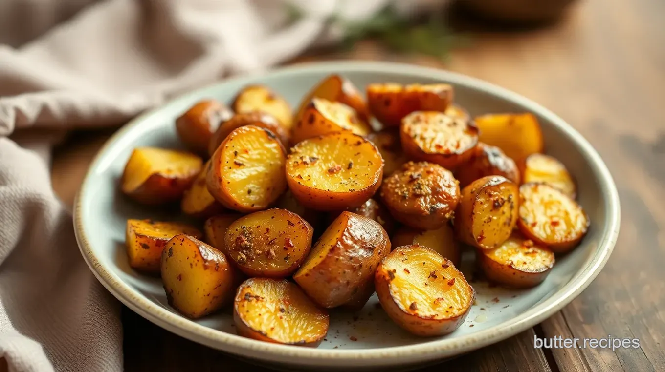 Roasted Baby Potatoes with Spicy Seasoning