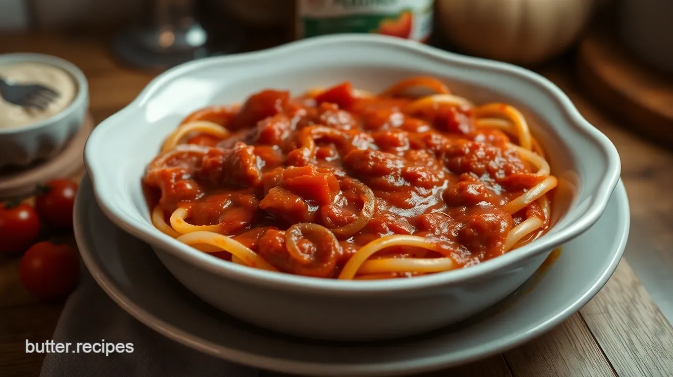 Dolce Red Sauce with Caramelized Onions