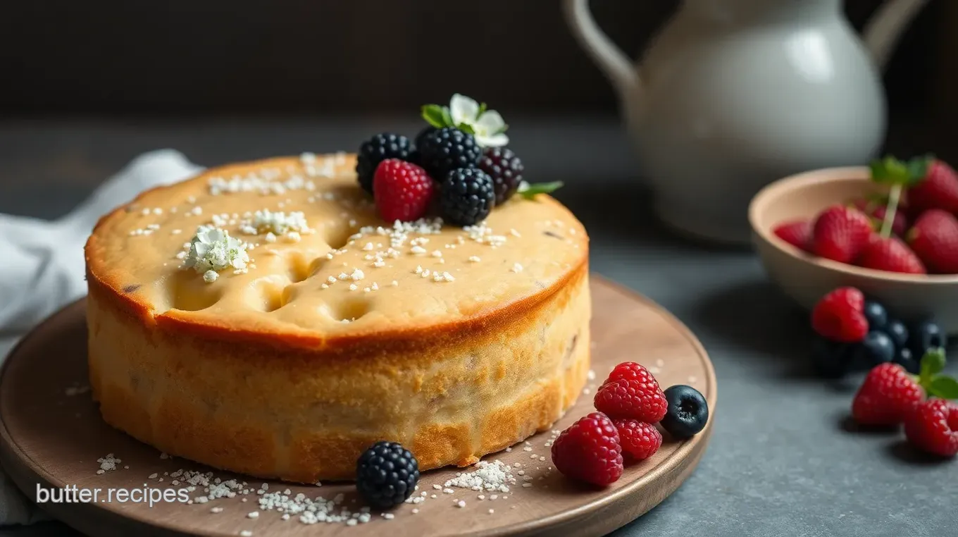 Bake Elderflower Cake with Fresh Berries