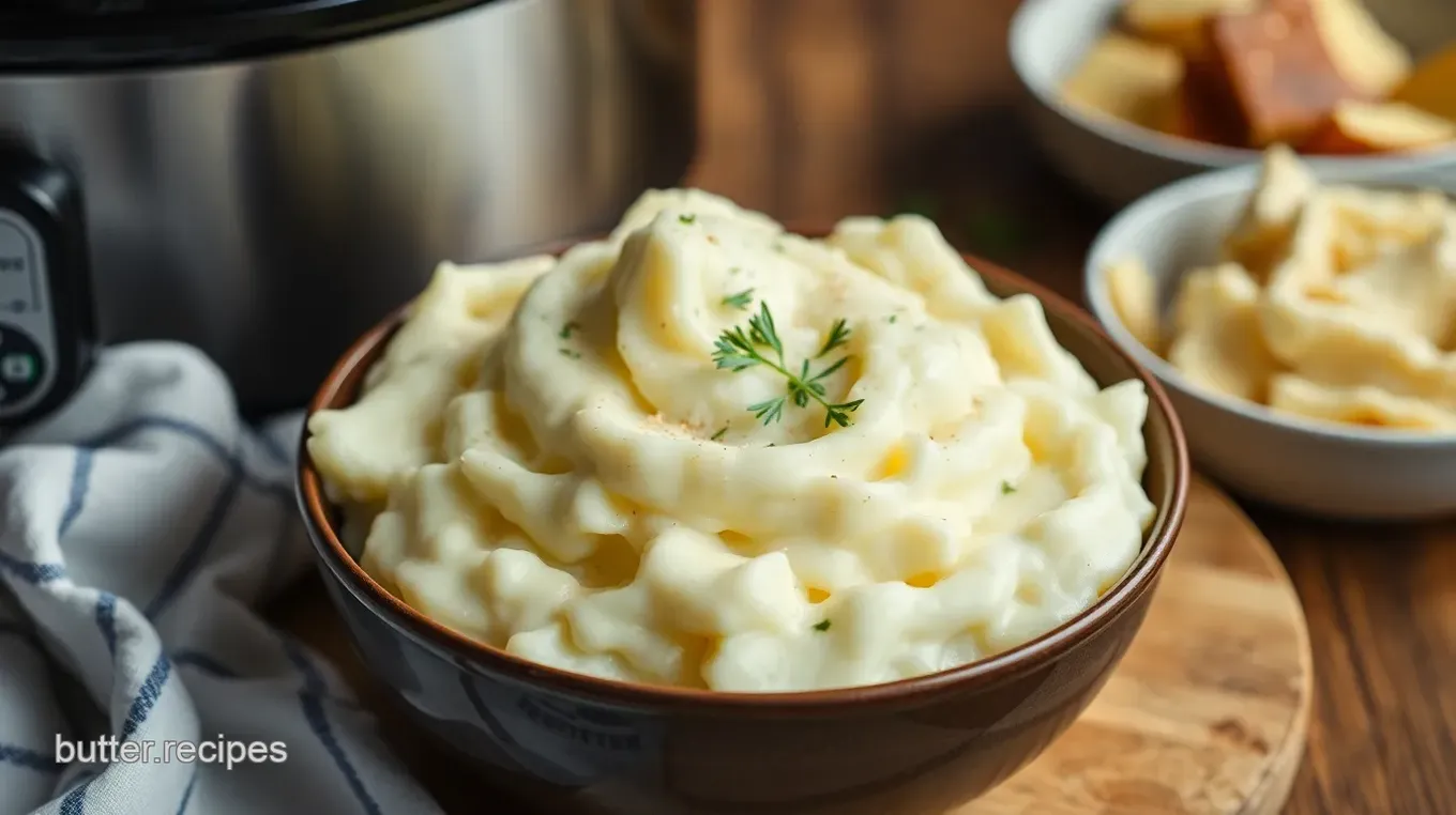 Fluffy Pressure Cooker Mashed Potatoes