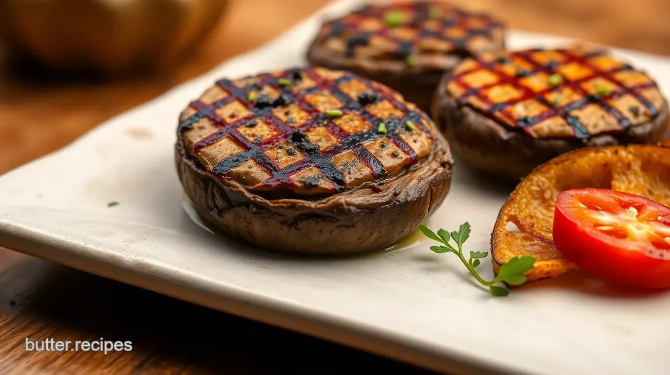 Grilled Portobello Delight with Parmesan