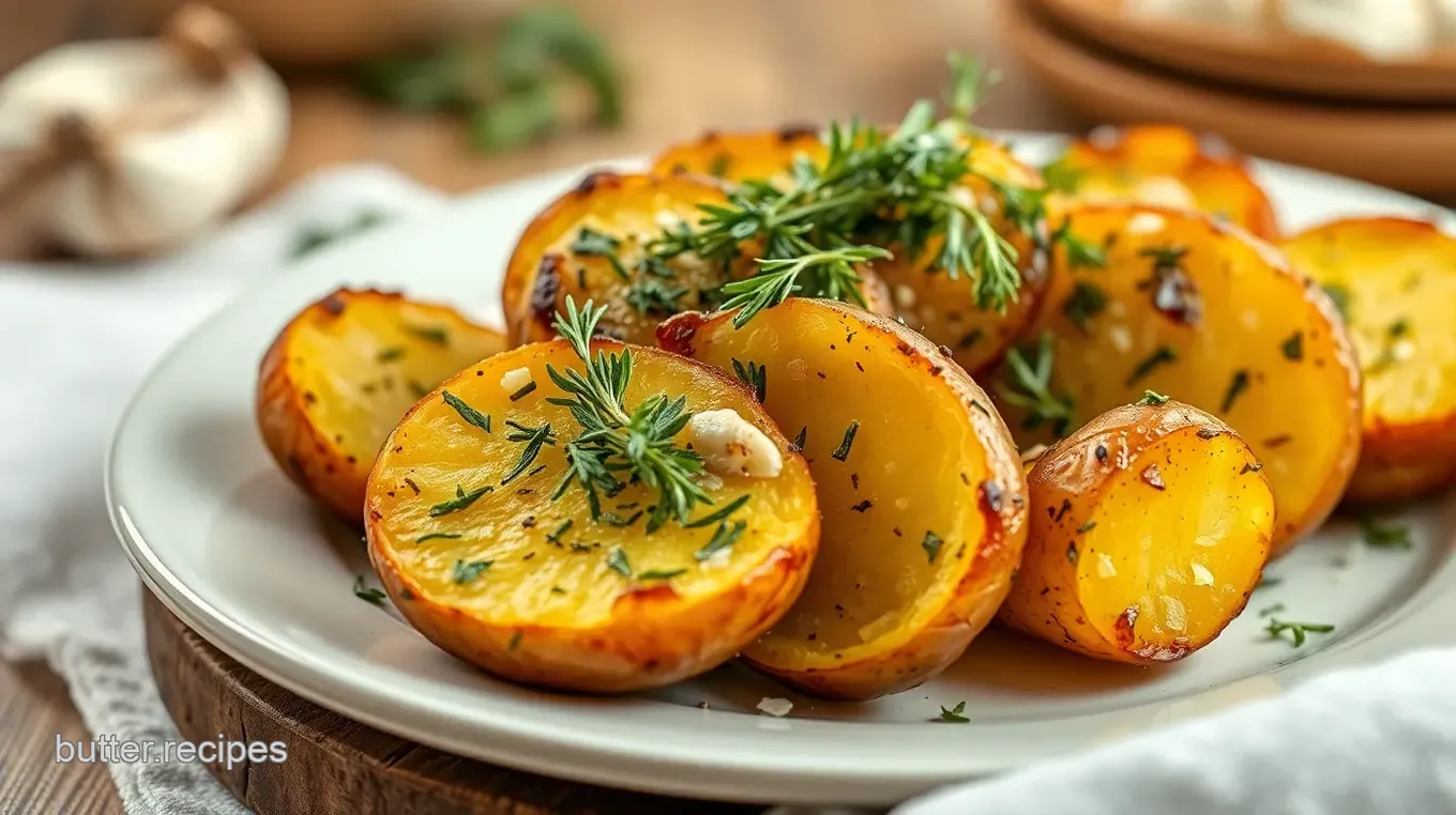 Herb-Infused Hasselback Potatoes