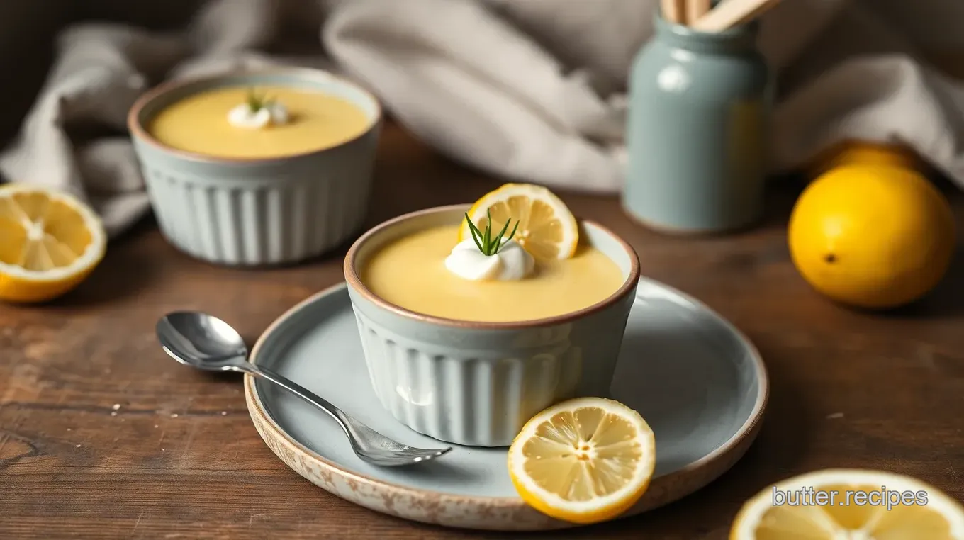 Lemon Vanilla Posset