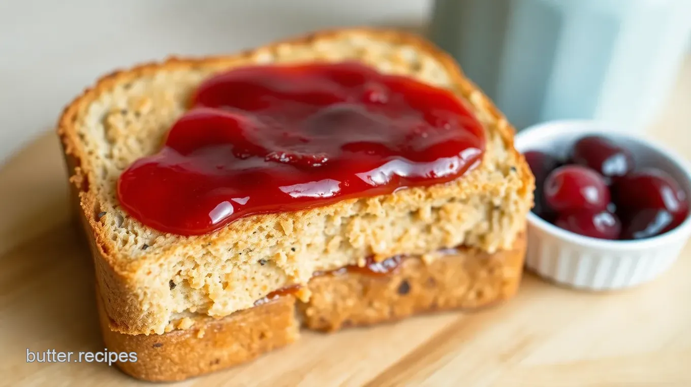 Grainy Peanut Butter & Jelly Sandwich