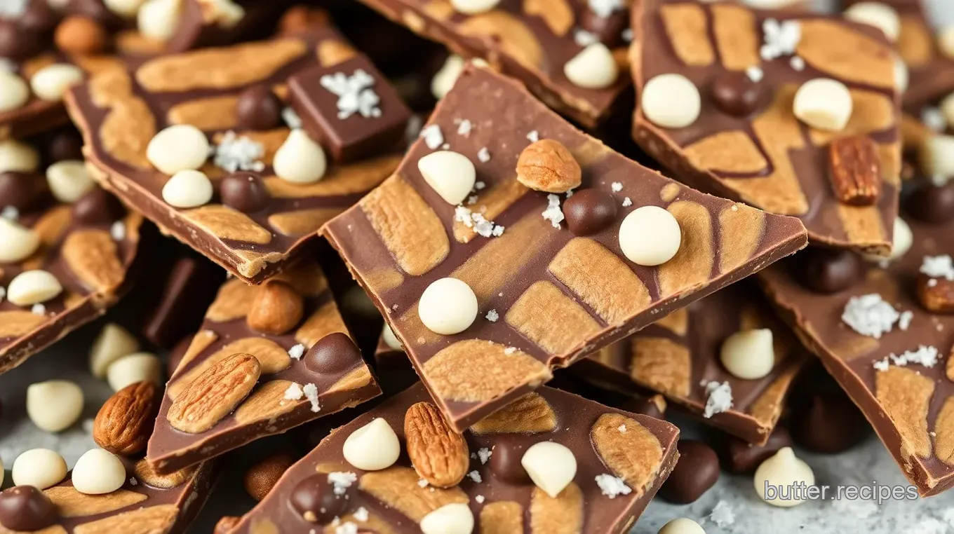 Tiger Butter Almond Bark Recipe