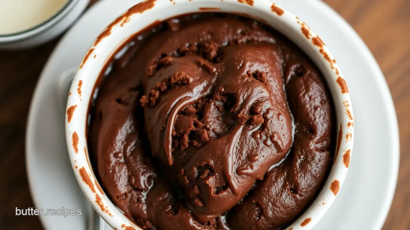 Microwave Chocolate Mug Cake