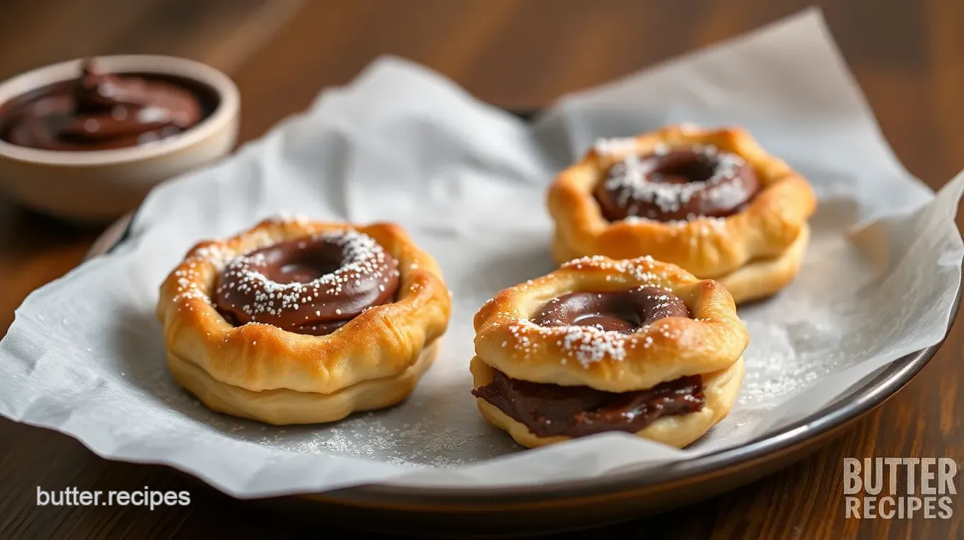 Bake Nutella Palmiers