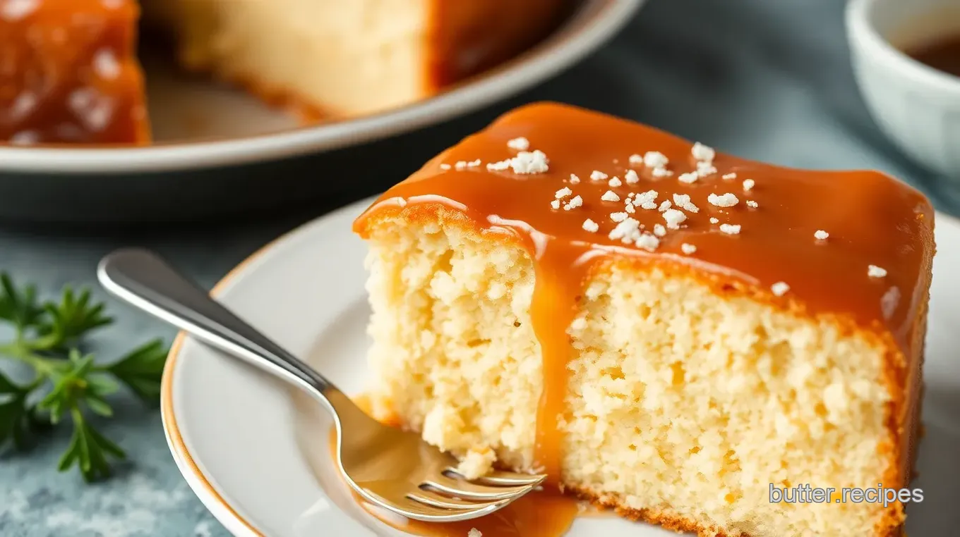 Salted Caramel Kentucky Butter Cake