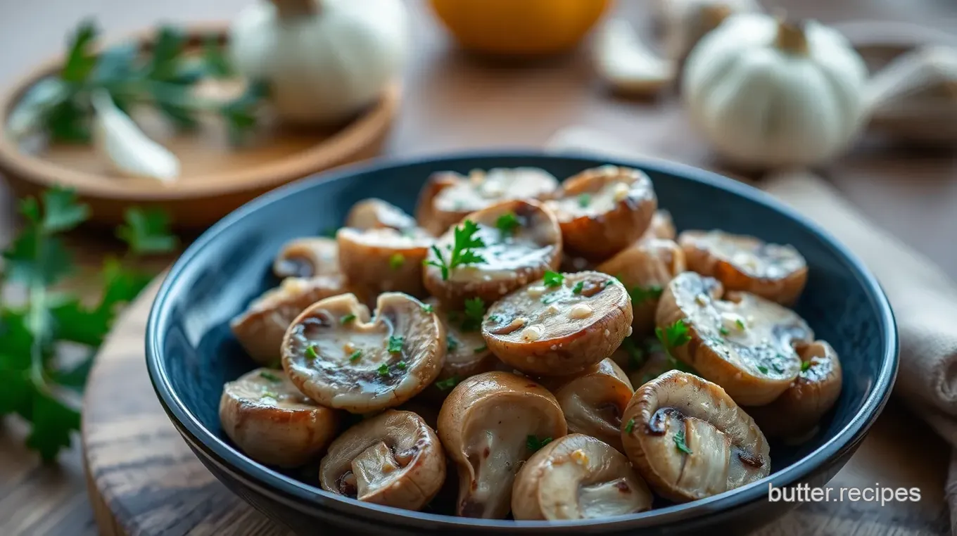 Creamy Garlic Mushrooms