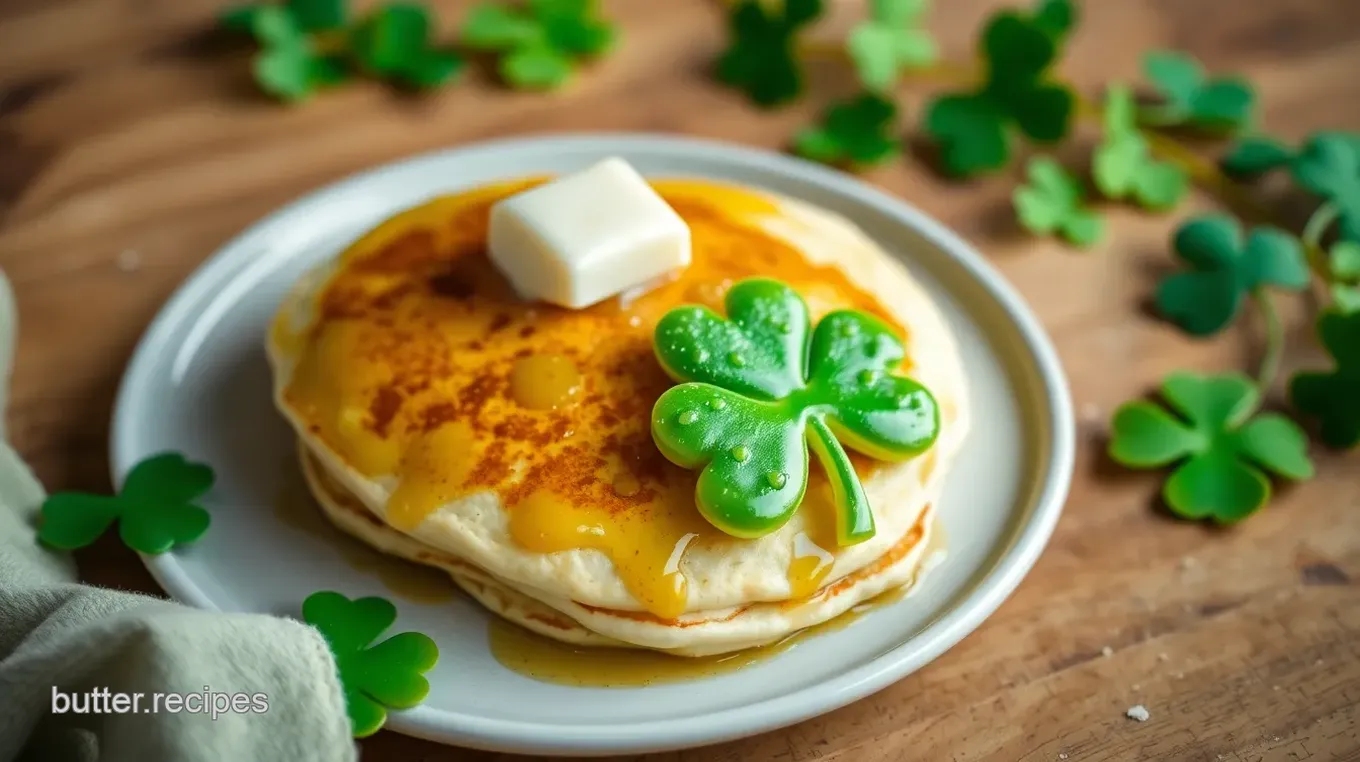 Shamrock Pancakes Recipe for St. Patrick's Day