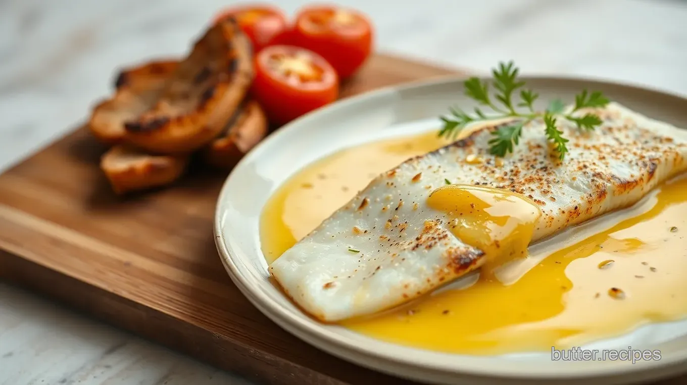 Easy Sole Fillets with Zesty Butter Sauce