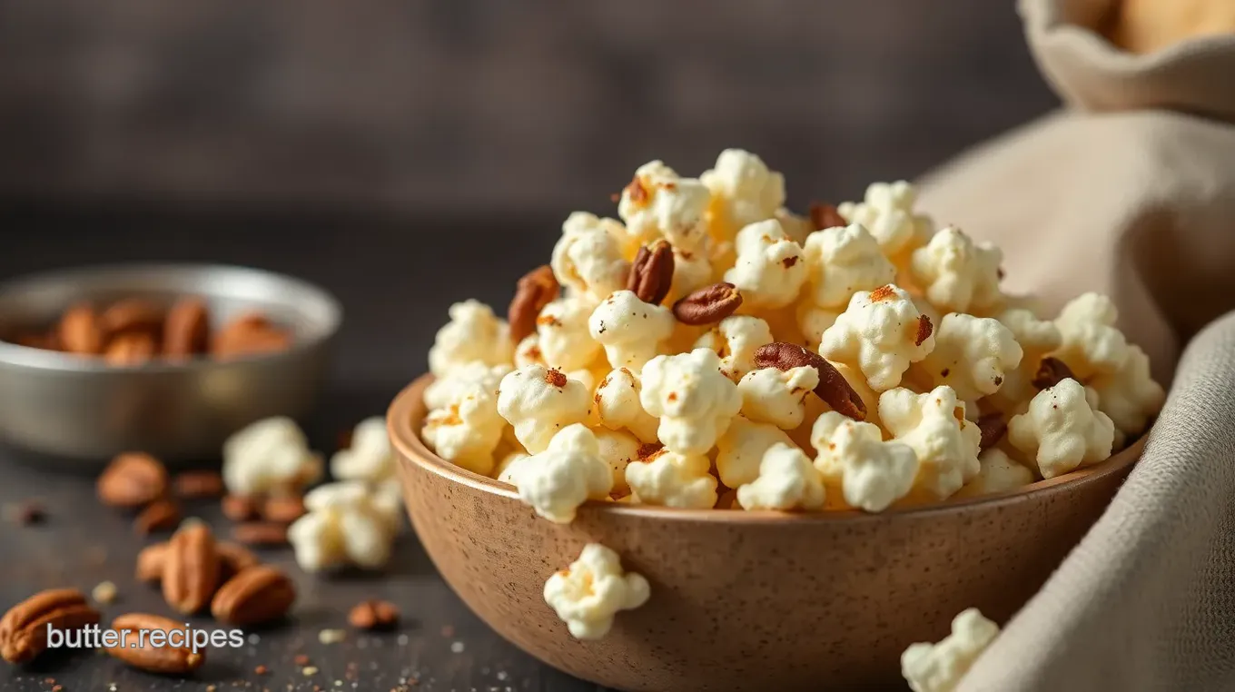 Spiced Nutty Popcorn Delight