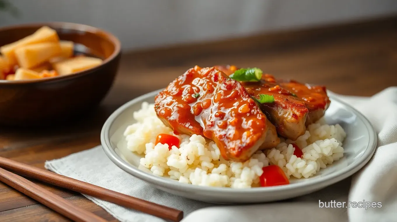 Sear Pork Chops in Tangy Sweet & Sour Sauce