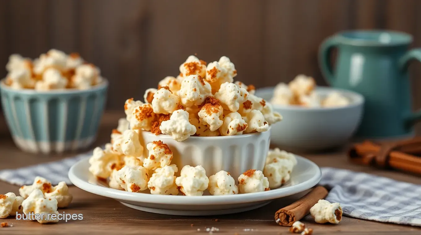 Sweet Cinnamon Popcorn Delight