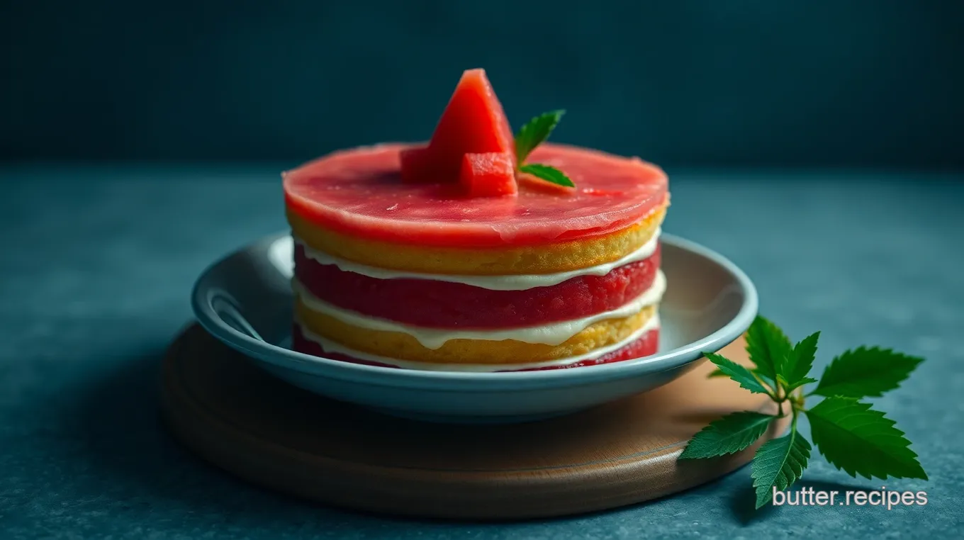 Watermelon Layer Cake Recipe