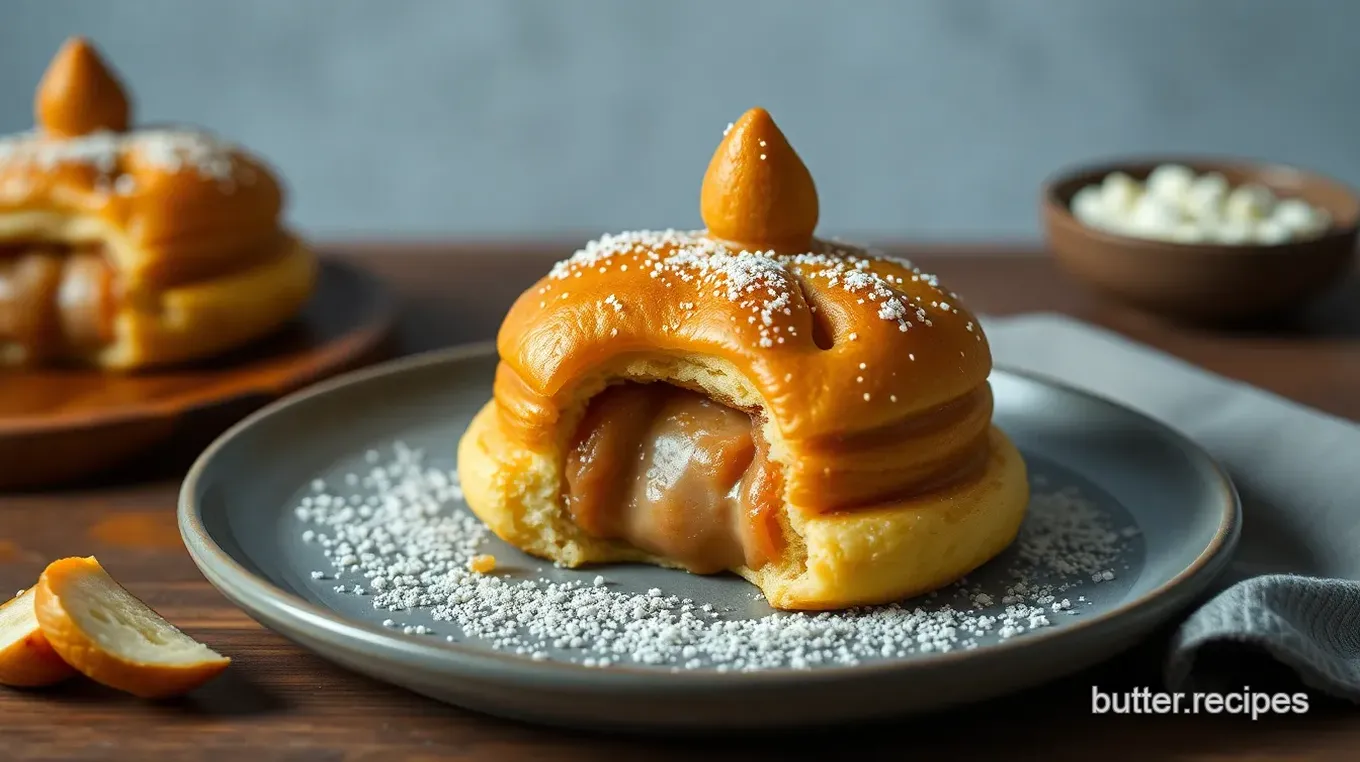 Whimsical Totoro Choux Pastry Delight