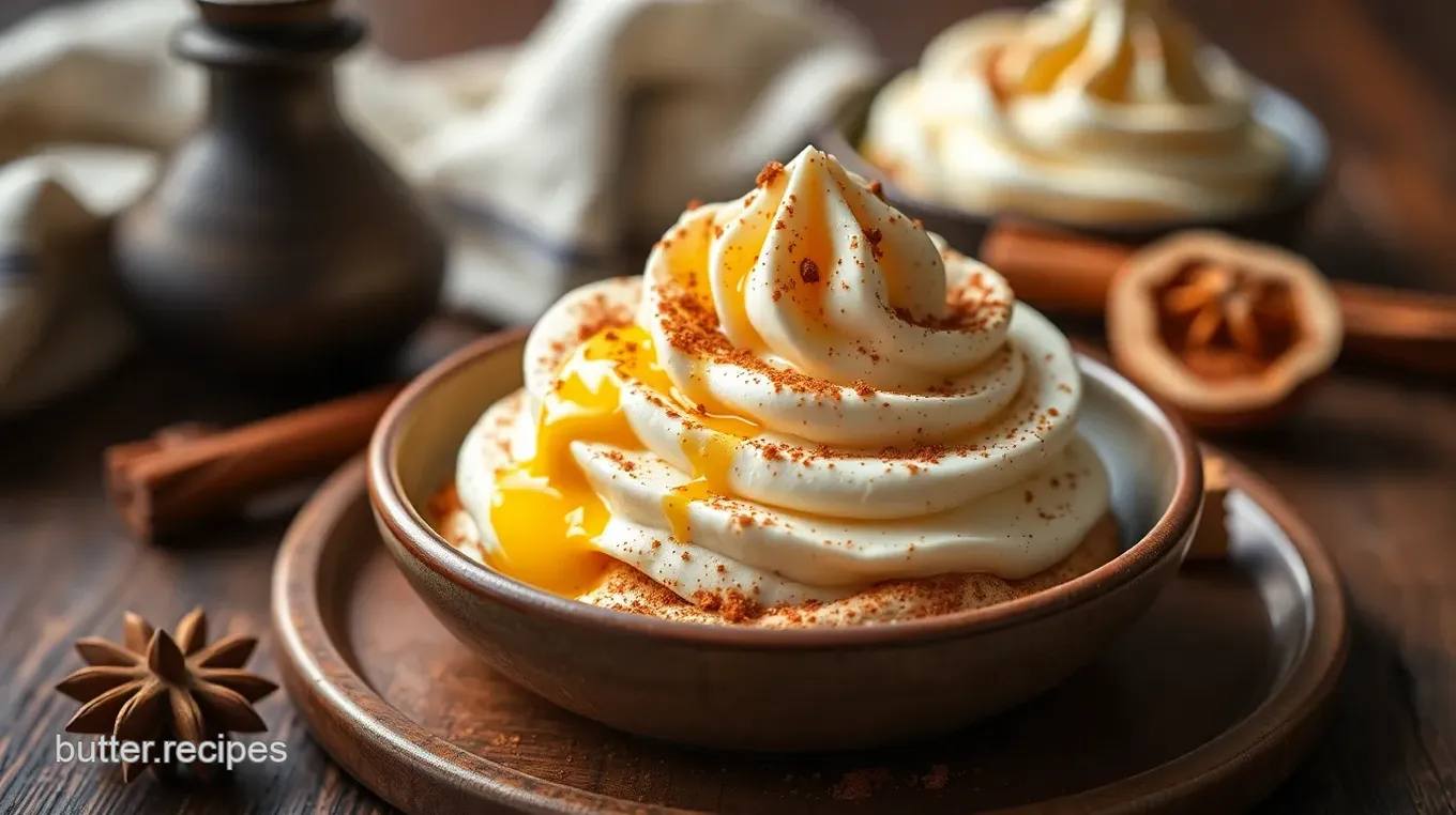 Whipped Egg Delight with Cinnamon Magic