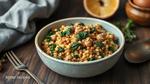 Decadent Truffled Lentil and Kale Risotto