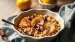 Delicious Spiced Pear Baked Oatmeal