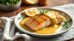 Pan Seared Salmon Creamy Mustard Sauce