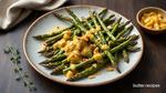 Roasted Asparagus Vibrant Mustard Vinaigrette