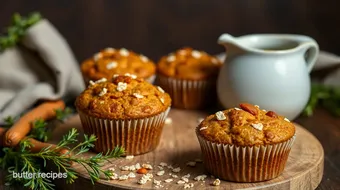 Bake Carrot Oatmeal Muffins - Healthy Treats