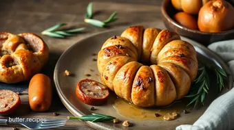 Bake Catherine Wheel Sausage with Sage