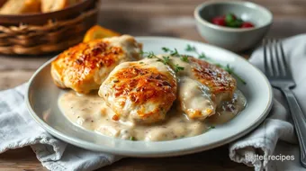 Bake Chicken Thighs Creamy & Low-Carb Dish