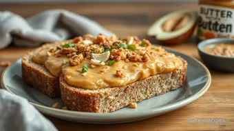 Bake Grain Bread with Crunchy Peanut Butter