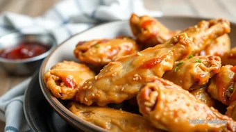 Bake Peanut Butter Wings with Sweet Twist