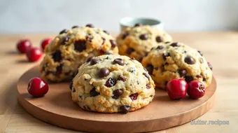 Chocolate Chip & Cherry Scones Delight